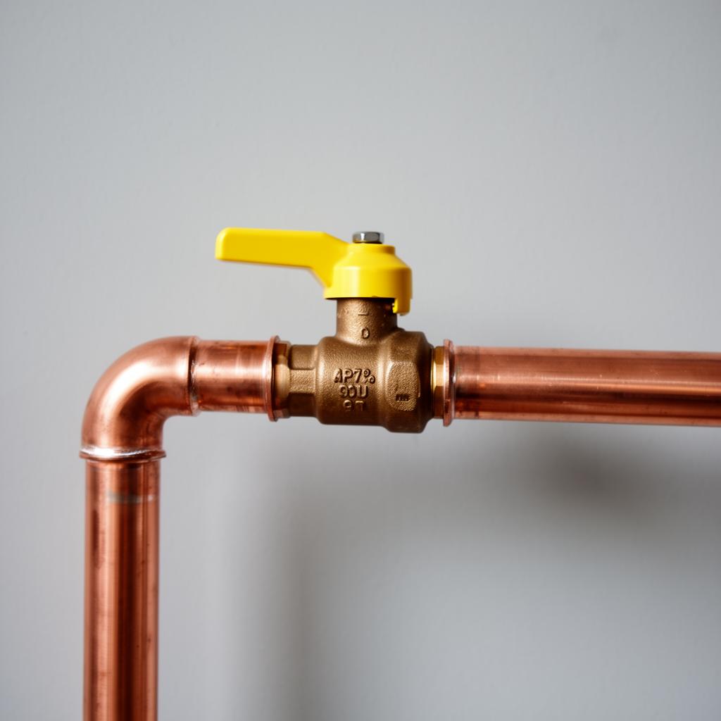 Landlord gas safety inspection with digital tightness gauge connected to a domestic gas meter, Surrey